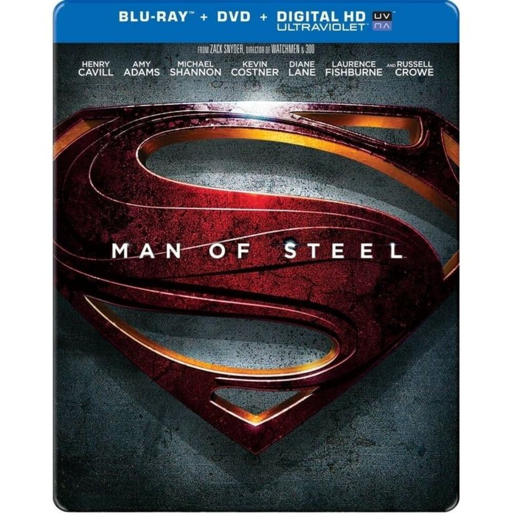Man of Steel Blu-ray and DVD collection